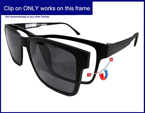 Circleperson Men women sun Eyeglasses polarized clip on magnetic glasses 53-174