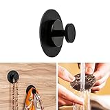 DEIN VORTEIL: Nie wieder lästige Löcher in der Wand, dank der silwy Erfindung. Die cleveren Magnet-Haken sind die praktischen Wegbegleiter beim Camping, Boating, Home und Business. Im Set ist zum Magnet-Haken „SPOT“ ein Metall-Nano-Gel-Pad (Ø 7,5cm) in der Farbe Schwarz enthalten.