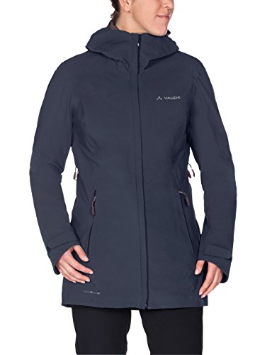 Preisvergleich Produktbild VAUDE Damen Ampeza 3in1 Parka Damencampingoutdoorhardshelljacken, Eclipse, 40