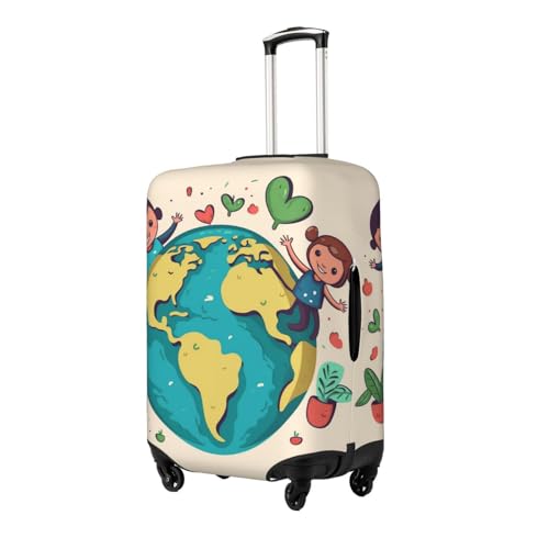 Housse pour valise élastique Happy Earth XL : protégez vos bagages