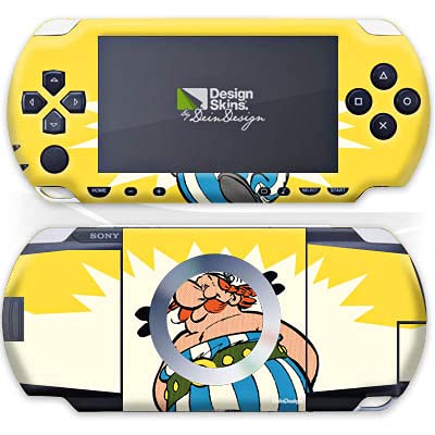 Sticker Sony PSP 1000 autocollant vintage Obélix skin console