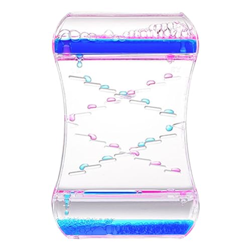 Temporizador Líquido: Reloj De, Temporizadores Líquidos, Temporizador De De Hora De En Colorido, Juguetes Sensoriales Visuales De Burbujas | De Regalo Curativo En F