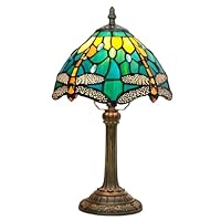 ステンドグラス　ティファニーランプ⭐︎グリーン⭐︎とんぼ Amazon.co.jp : BOTOWI ティファニースタイルのテーブルランプ