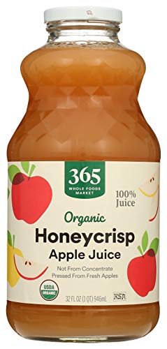 365 By Whole Foods Market, Organic Juice Not From Concentrate - Pasteurized, Honeycrisp Apple, 32 Fl Oz #TOP11
