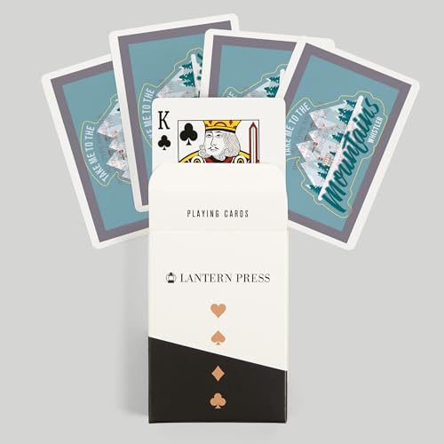 Baraja de 52 cartas tamaño póker Whistler Canadá miniatura 6