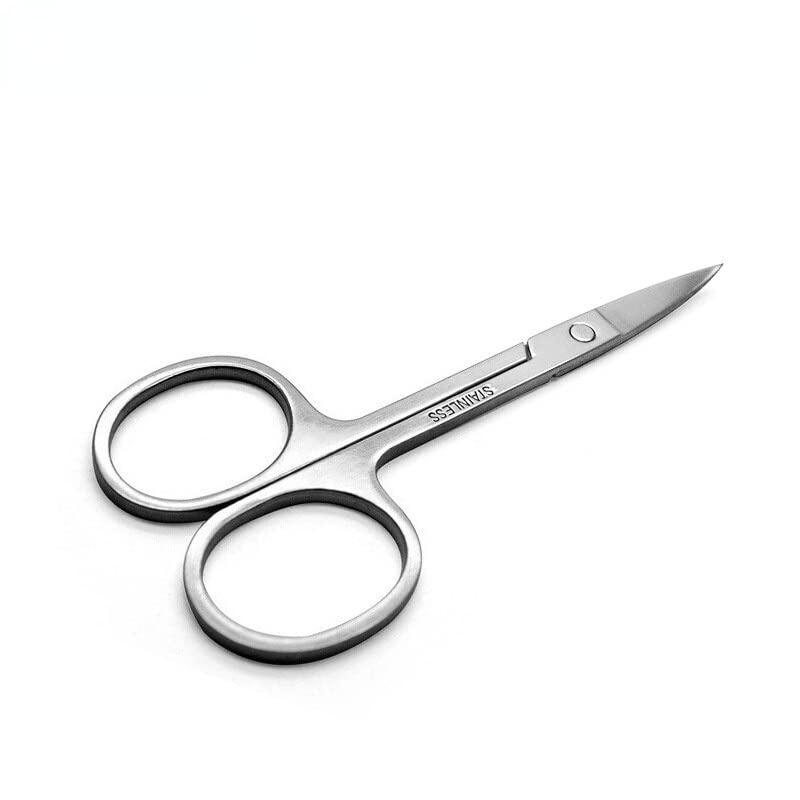 Tijeras artesanales Tijeras profesionales for uñas Manicura for uñas Ceja Nariz Pestañas Tijeras for cutículas Pedicura curvada Herramientas de maquillaje Tijeras