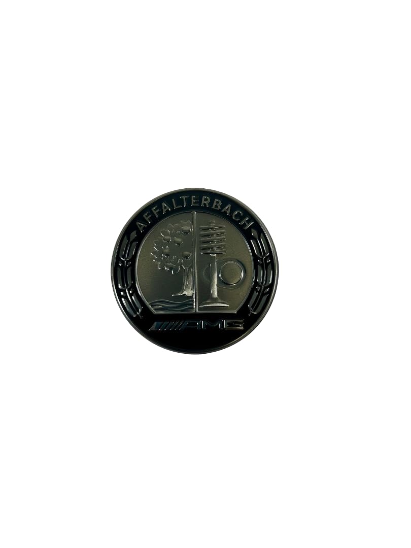 Mercedes-Benz AMG Emblem Affalterbach Stoßstange Motorhaube Dark Chrome A0008177109