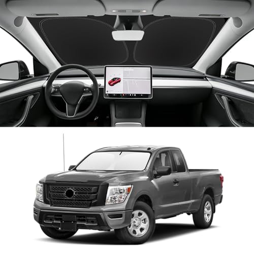 Image of Custom Fit Windshield Sun Shade for Nissan Titan 2017-2024