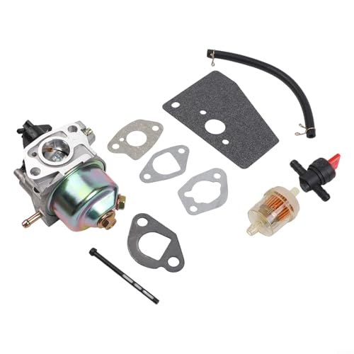 Carburador de repuesto para cortacésped motor mezclador de combustible de metal plateado compatible con CC500 CC550SP Walk Behind arregla arranque duro y problemas de ralentí áspero, ajuste directo