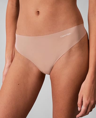 Image of Calvin Klein Women's Invisibles Seamless Thong Panties (5 Pack)