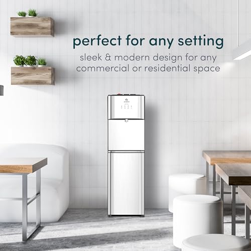 Image of Avalon Bottom Loading Water Cooler Water Dispenser with Filtration - 3 Temperature Settings - Hot, Cold & Room Water, Durable Stainless Steel Construction - UL Listed NSF Approved