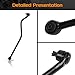 13pc - Front Ends Kit Compatible with Jeep Comanche 1991-1992, Cherokee 1991-2001 Pitman Arm Track Bar Adjustment Sleeves Upper Lower Ball Joints Tie Rod Ends Sway Bar Links