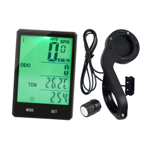 Ordinateur de vélo filaire KOMBIUDA avec rétro-éclairage pour vélo d'exercice statique