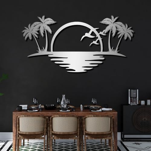 Décoration murale métal palmier pour sublimer vos escaliers