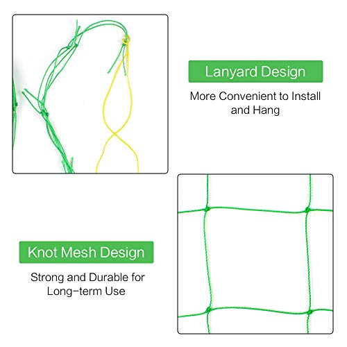 LuluDa 2 STKS Erwtennet voor Tuin Trellis Netting Plant Ondersteuning Tuin Netting Bean Ondersteuning Weerbestendig… - Image 4