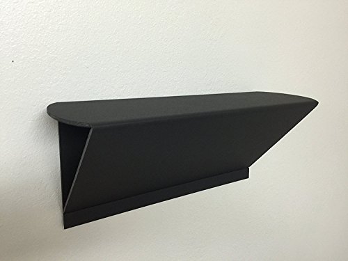 Dorm Shelf, No Wall Damage, No Tools Needed (Black)