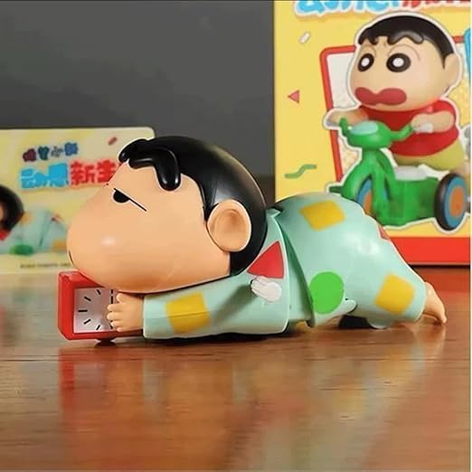Image of Shinchan Wind-Up Crawling Toy for Kids | Key Operated Movable Action Figure for Babies & Toddlers (Shinchan Toy)