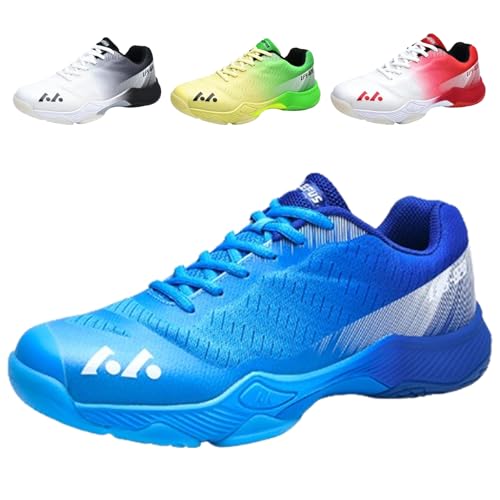 Fooceoute Zapatos de bádminton,Calzado Deportivo para Interior,Zapatillas de Entrenamiento de bádminton,Zapatillas de bádminton Ligeras y Transpirables,Zapatillas de bádminton para Mujer