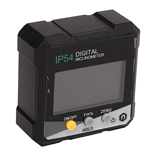 Inclinómetro digital con pantalla LCD y base magnética miniatura 6