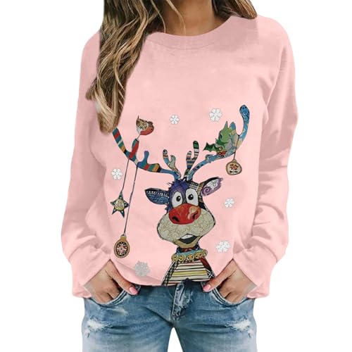 Weihnachtspullover Damen Weihnachtspullover Damen Lustige Weihnachten...