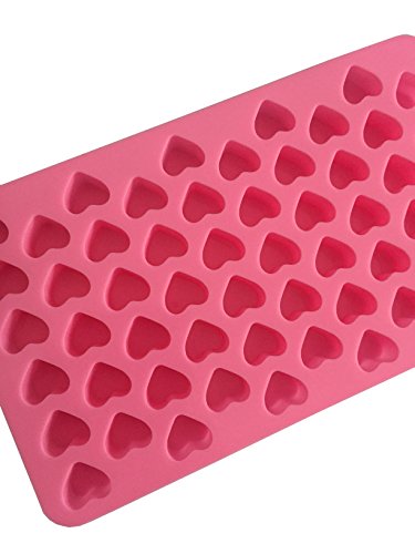 Molde de silicón para cubitos en forma de corazón mini, pack 2 miniatura 3