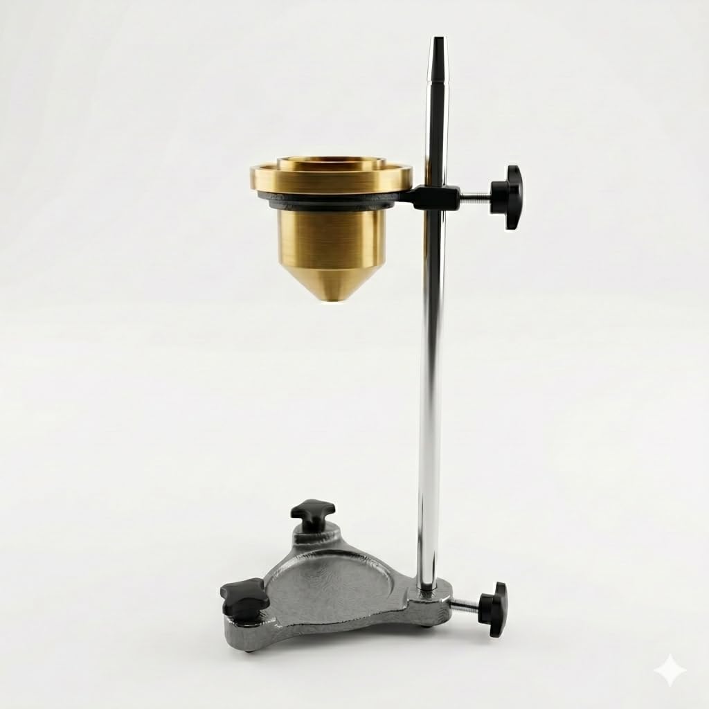 LABCARE B-6 Ford Cup Viscometer, Portable, Cast Iron Stand, for Paint, Ink, Coating Testing, Liquid Flow Meter, Lab Equipment,-image-0