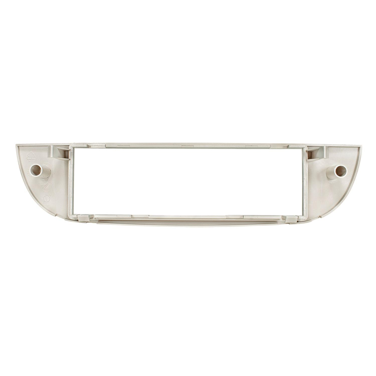 tomzz Audio 2414-039 Set di pannelli radio compatibili con Fiat 500 anno 2007-2015 beige con adattatore radio Adattatore antenna ISO Staffa di sblocco ISO DIN