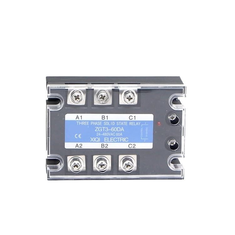 Relais statique triphasé SSR commande 3-32V pour régulation de chauffage et moteur triphasé