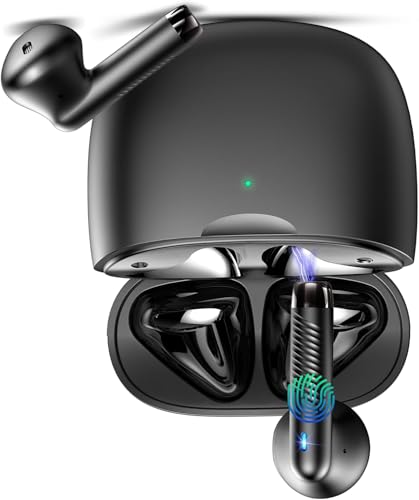 ワイヤレスイヤホン bluetoothイヤホン【2025年アップグレード版】AIスマート ENC通話ノイズキャンセリング...