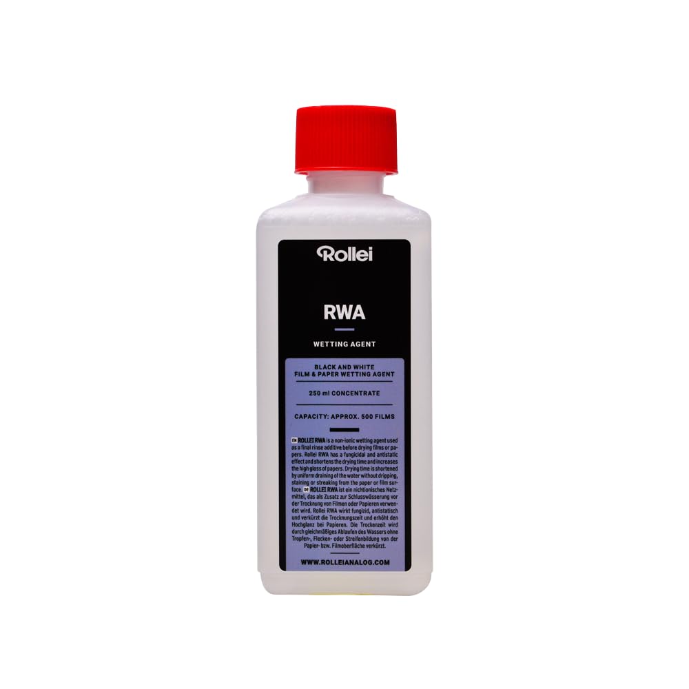 Rollei RWA c 250 ML | Agent mouillant pour Un séchage sans Taches et Un renforcement de la Brillance
