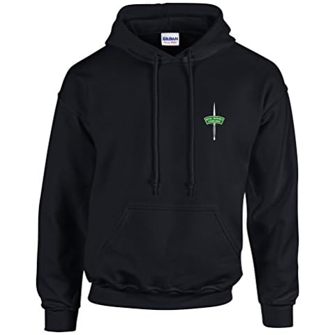 Royal Marines Commando Marine Mens Hoodie British Military (Extra Large, Black) Cover