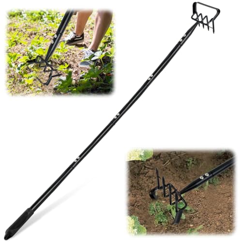 HASTHIP® Gardening Manual Weeder Tool Gardem Hoe 1.6m Assemb...