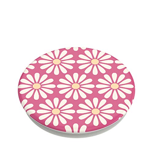 Image of PopSockets Phone Grip with Expanding Kickstand, Floral & Nature PopGrip - Daisy Mod Pink