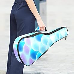 Housse pour ukulélé avec motif écailles de sirène bleue de 10 mm d’épaisseur avec rembourrage en éponge de 53,3 cm avec… - Les Beatles, Paul McCartney, John Lennon, RIngo Starr, George Harrison Housse pour ukulélé avec motif écailles de sirène bleue de 10 mm d'épaisseur avec rembourrage en éponge de 53,3 cm avec… – Image 6