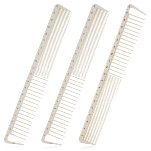 Set de 3 Peines para Corte de Cabello con Regla miniatura 1