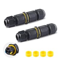 5 Connettori Elettrici Impermeabili IP66 A 3 Poli: Scatola Di Giunzione Per Cavi Diametro 6-12mm, 32A 250V, In Nylon PA66