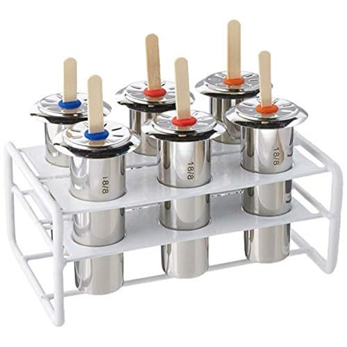 Onyx 18/8 Stainless Steel Popsicle Mold, Set of 6