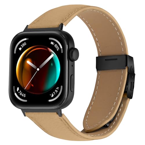 AsohsEN ���U�[�X�g���b�v Huawei Fit 4/Fit 4 Pro�Ή� ���߉\�ȃu���b�N�܂肽���݃N���X�v �J�W���A���X�|�[�c�t�B�b�g�l�X�o���h Huawei Fit 3 �o���h ���f�B�[�X �����Y (���C�g�u���E���A�����T�C�Y)
