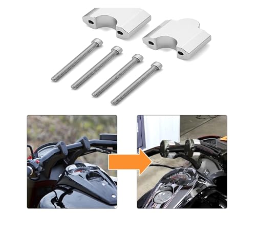 Riser Guidon Moto Aluminium Premium Entretoise de Précision pour Intruder M1800R M109R - 3