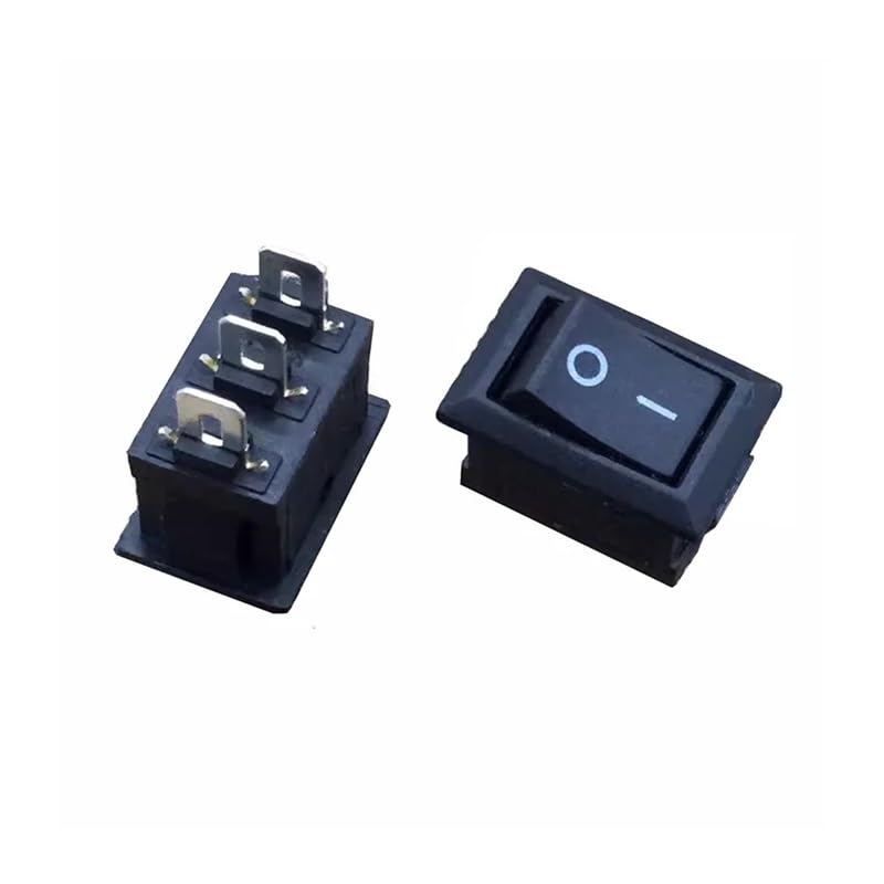 10PC ship type switch KCD-117-S 3 pin 2 gear 10*15mm 3A250V 6A125V