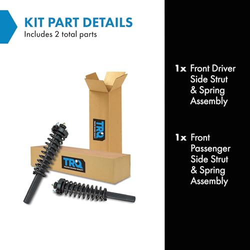 Image of TRQ Front Strut and Spring Assembly Set 2 Piece | For 1997-2001 Honda CR-V