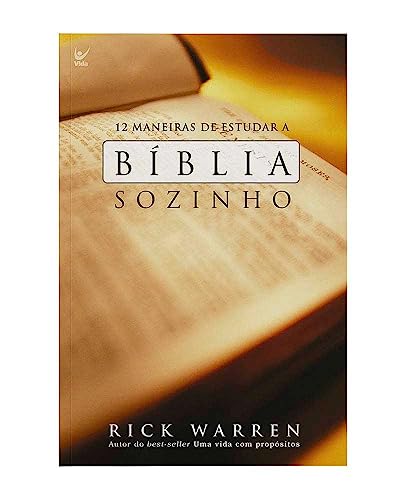 12 maneiras de estudar a Biblia sozinho (Em Por... [Portuguese_brazilian] 8573676914 Book Cover