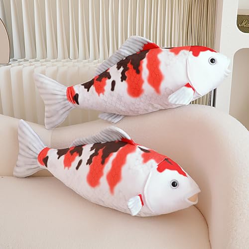 Oreiller peluche Koi 75 cm doudou canapé lit décoration - 2