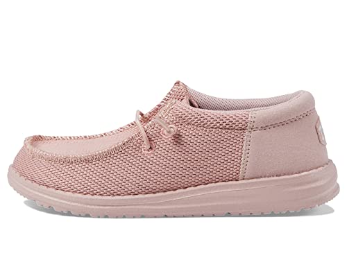 Image of HEYDUDE Boy's Wally Funk Mono Slip-On Casual Shoes (Little Kid /Big Kid) Rose Sand 2 Little Kid M