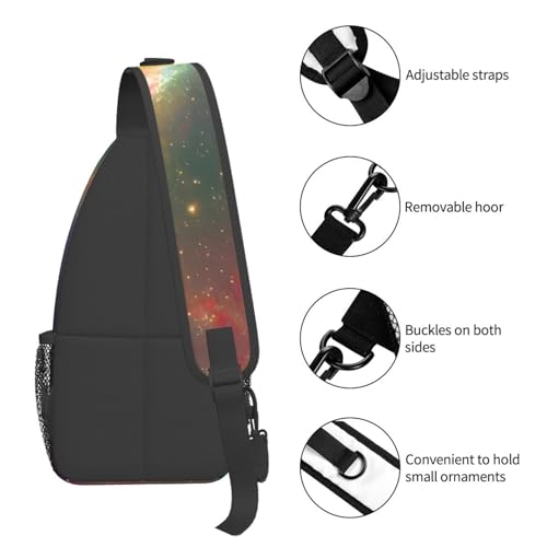 Mochila bandolera MyPiky Galaxy para senderismo y deporte miniatura 5