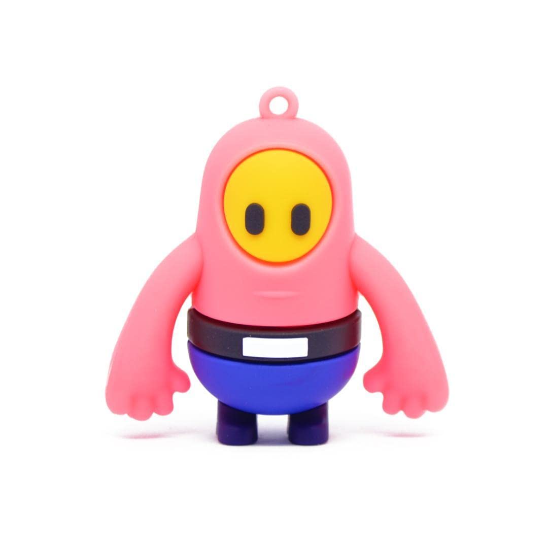 Amazon | Fall Guys フォールガイズ マスコットキーホルダー ピンク青