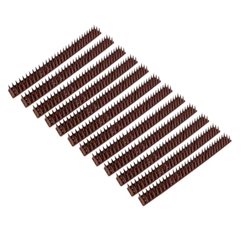 EPIGEIST 12 Piezas Spike de Plástico para Balcón y Ventana de Resistente y Fácil de Instalar Prevención Eficaz de Aves y Gatos para Protección de y Exteriores