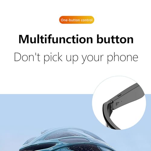 Gafas de sol inteligentes con control de voz para fitness y deporte al aire libre 7