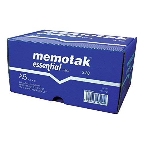 Carta Essential A5-1000 fogli/risma, Confezione da...