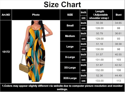 Image of Summer Dresses for Women Spaghetti Strap Beach Floor Length Maxi Sundresses | Floral Print,Casual,with Pockets